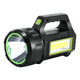 thumbnail image 3 of Linterna Reflector Led Recargable Carga Usb 1000lm Linterna Negro Luz Blanco, 3 of 3