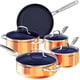 thumbnail image 1 of Juego De Utensilios De Cocina Healthy Duralon Blue Ceramic 9 Piezas, 1 of 9