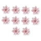 thumbnail image 4 of 10 Piezas De Flores Artificiales Con Purpurina Para Fiestas, Cementerios, Navidad, Pascua, Color Rosa, 4 of 4