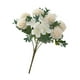 thumbnail image 3 of Ramo De Flores De Hortensia De Seda Para Sala De Estar Decoración De Sala De Reuniones Blanco, 3 of 5