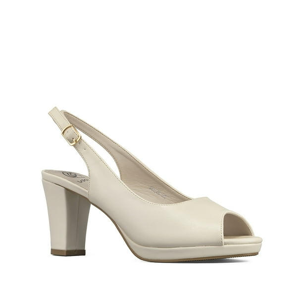 Zapato Elegante Talón Libre Peep Toe Mujer Weide GH170