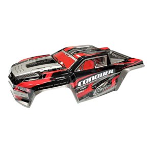 Bothyi - 1:16 Rc Car Body Shell Reemplazo Resistente Para 16101 16102 Rc Truck Reemplazar Piezas Rojo