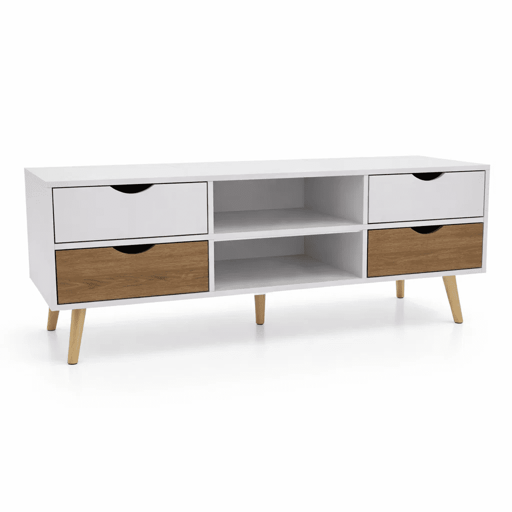 Klik Muebles - Rack Tak 120x45 - Blanco
