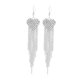 thumbnail image 3 of Pendientes Con Borlas Y Diamantes De Imitación Para Mujer Para La Fiesta De Graduación Del Día De San Valentín, 3 of 3