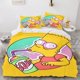 thumbnail image 4 of The Simpsons Anime Bedding Set Duvet Cover 100% Polyester Suitable For Children And Adults 3-Piece Set 1 Quilt Cover, 4 of 5