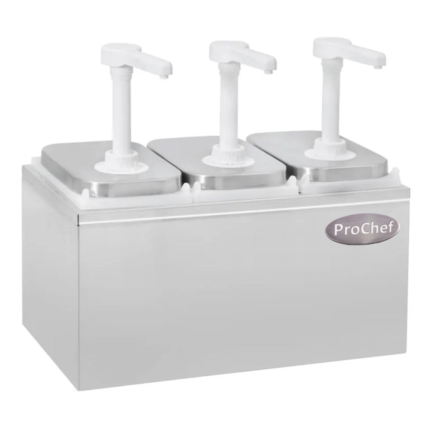 Prochef - Dispensador De Salsa 3x2 Lt. Acero Inoxidable