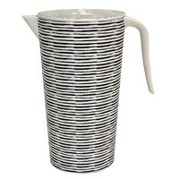 Decogreen - Jarron Biobamboo Redondo Rayas 1,4 L