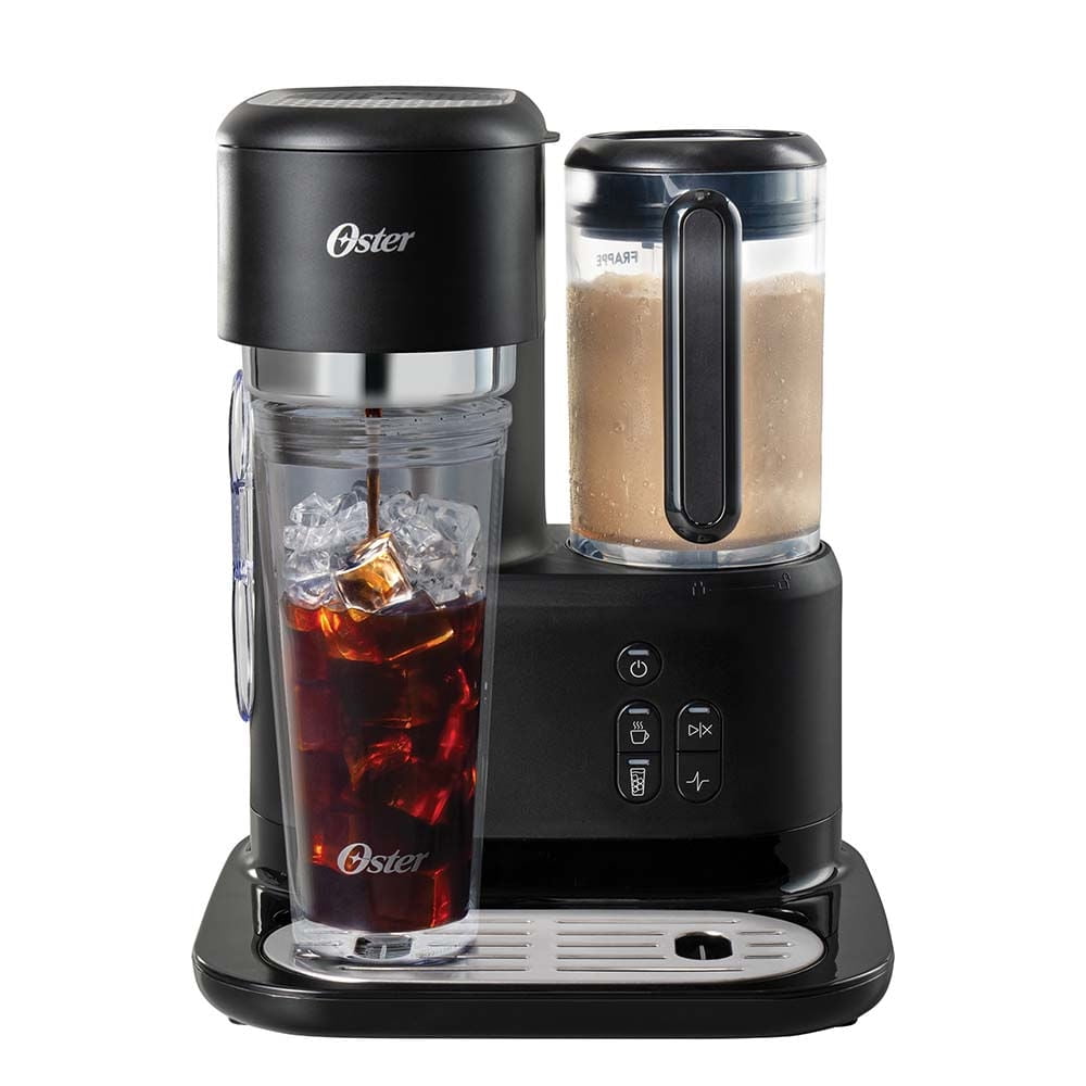 Oster Cafetera Para Frappé Con Licuadora 3 Funcionalidades Bvstdc03b - Negro