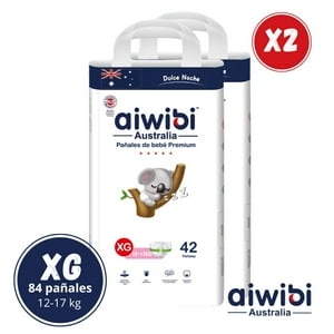 Aiwibi - 2 Paquetes De Pañal Bebé Dulce Sueño Talla Xg