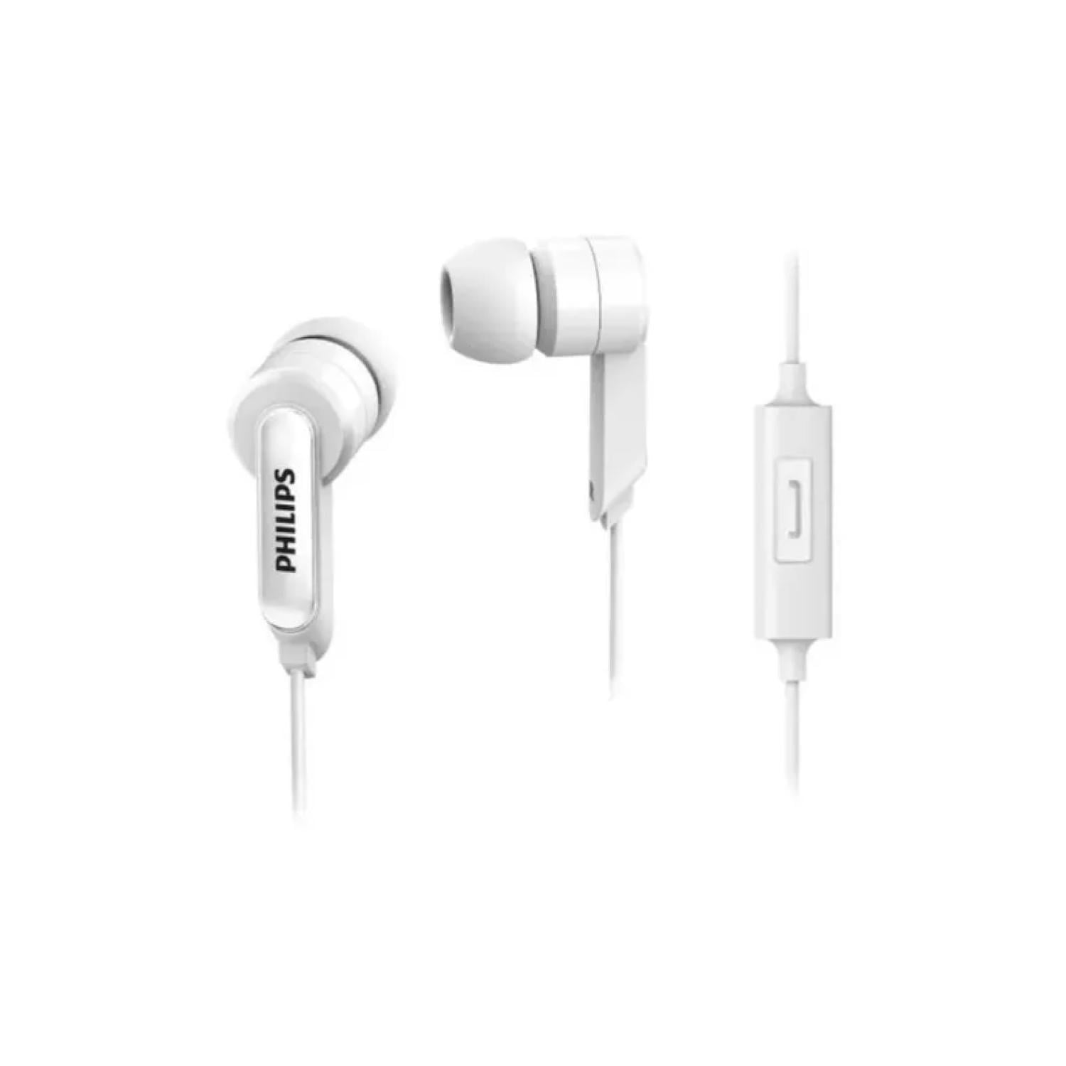 Philips - Audifono Manos Libres Jack 3.5 Blanco She1405w