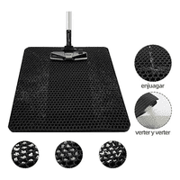 Genérico - Alfombra Eva Arena Para Gatos Salida Arenero Lavable Mascota