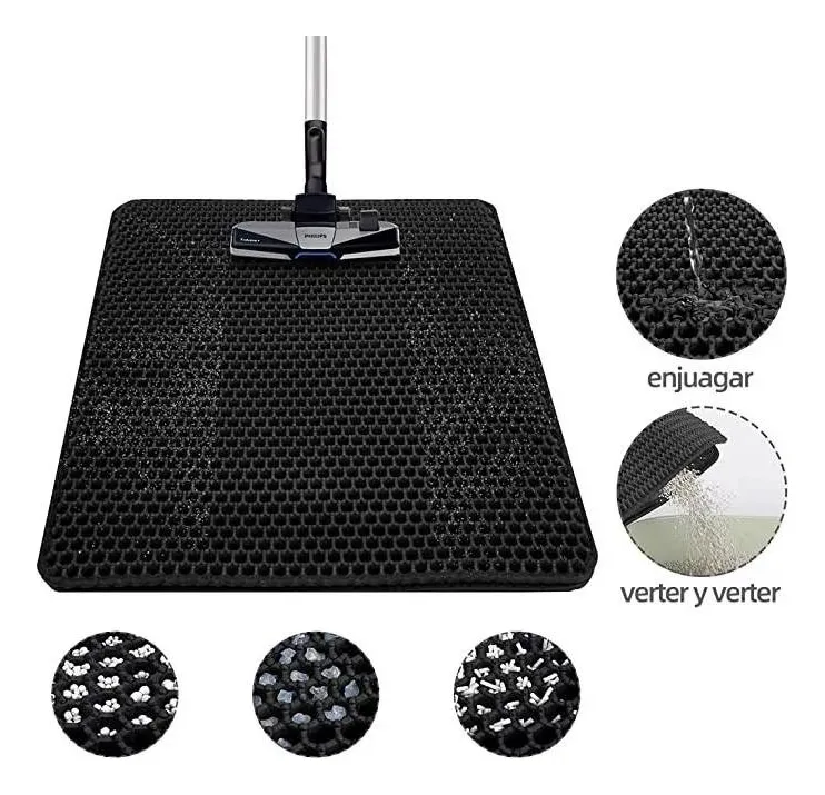 Genérico - Alfombra Eva Arena Para Gatos Salida Arenero Lavable Mascota