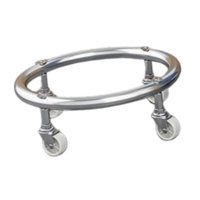 Ioensy - Soporte Para Tanque De Gas, Base Móvil Multiusos Para Cilindros De Gas Para Manipulación En Almacén, Color Plateado