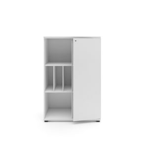 Form Office - Gabinete Medio 1 Puerta Librero 80X40X120 Blanco