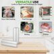 thumbnail image 4 of Bolsas selladoras al vacío NutriChef, rollos de 8 x 50 cm, 2 unidades, sin BPA, 4 of 7