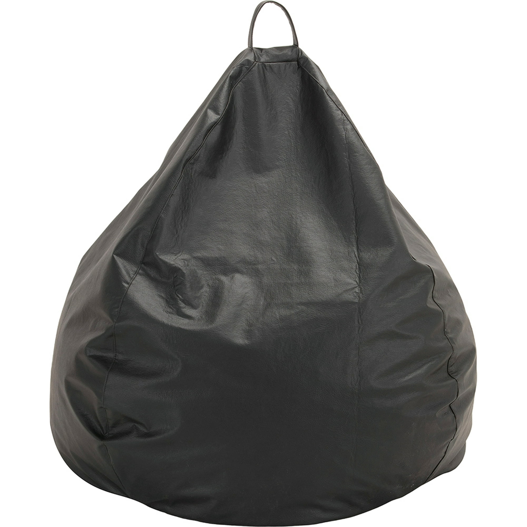 Máxima Design - Pouf Pera Negro Eco Cuero 100x120x120 Cm