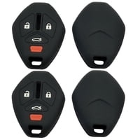 Horande - Funda Protectora De Silicona Para Llavero Para Mitsubishi (2 Unidades)