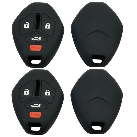 Funda protectora de silicona para llavero para Mitsubishi (2 unidades)