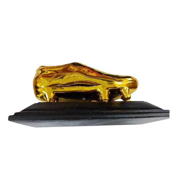 Trofeo de Fútbol con Bota Dorada, Trofeo de Partido de Fútbol, estatua Coleccionable, Trofeo de Fútbol, trofeo de Resina para Muebles de Sala de E Oro