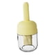 thumbnail image 2 of Botella De Vidrio De Aceite De Oliva De Cocina Con Cepillo De Silicona Para Cocinar, Freír, Hornear, Amarillo, 280 Ml, 2 of 3