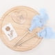thumbnail image 3 of Xiao Hua Cintas, paquete de 4 cintas de gasa (azul claro) - 4 cm x 5 yardas, cinta con borde deshilachado, ideal para envolver regalos, bodas, manualidades., 3 of 3