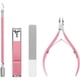 thumbnail image 1 of Set Manicure Feiworui Alicate Lima Acero Inoxidable Rosa, 1 of 3