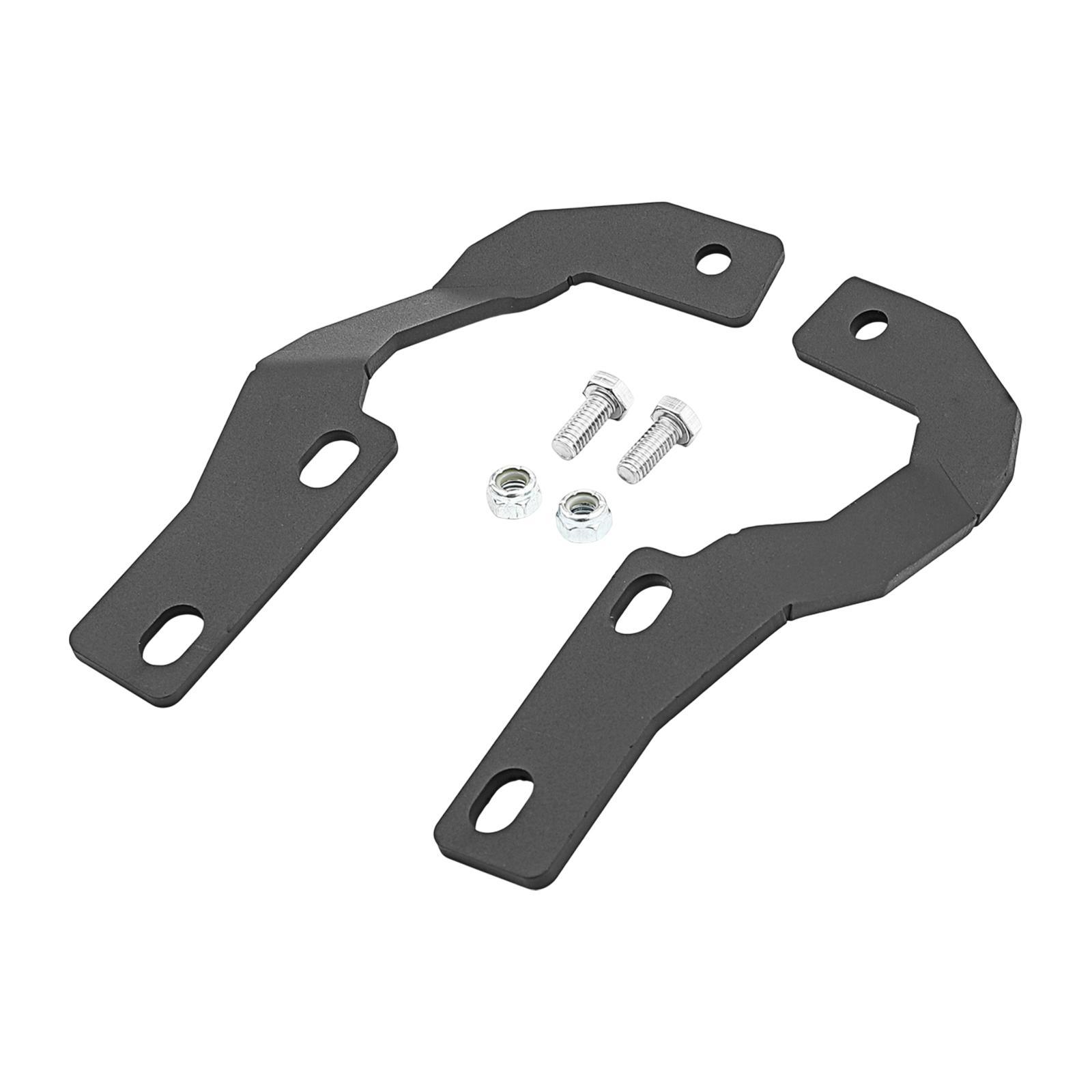 Magideal - Kit De Montaje De Soportes De Montaje Para Zanja, Kit De Soportes De Soporte Para Luz De Trabajo Led, Kit De Montaje De Capó Para 2010-2021