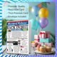 thumbnail image 3 of Tarjeta de cumpleaños Stuff4 estilo periódico 2011, 3 of 7
