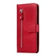thumbnail image 2 of Funda con Cremallera para Samsung Galaxy A21S, Carcasa Cartera de Cuero PU con Soporte y Tarjetero, 2 of 6