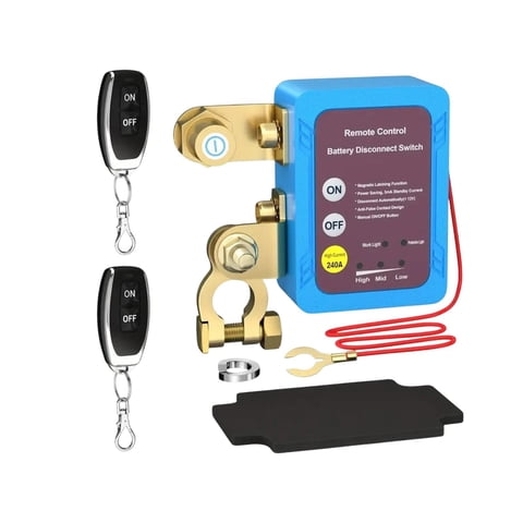 Ioensy - Interruptor De Matar Para Automóviles De 12V Atv Rv Remote Battery Desconexión Interruptor