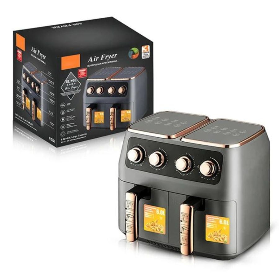 Click Ventas - Freidora De Aire Air Fryer Capacidad 6 Y 6 Litros 12 Litros