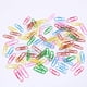 thumbnail image 3 of Mini sujetapapeles de 1 pulgada, colores surtidos, clips recubiertos de color para archivos, papeles y material de oficina (paquete de 100), 3 of 7