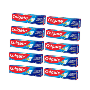 Pack 10 Pasta Dental Colgate Máxima Protección Anticarie 180G
