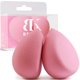 thumbnail image 1 of Esponja de maquillaje BEAKEY, juego de 2 esponjas de belleza rosas sin látex, 1 of 9