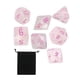 thumbnail image 4 of 7 Dados Poliédricos Para Juegos De Mesa, Suministros Para Fiestas, Juegos De Rol, Color Rosa, 4 of 5