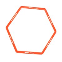 Magideal - 60Cm Hexagon Agility Rings Speed Hardles Training Ladder Workout Multifunción Para Mejorar El Equilibrio Baloncesto Mujeres Hombres Niños Juego