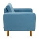 thumbnail image 5 of Sofa Bote 1c Felpa 04 Azul Petroleo, 5 of 6