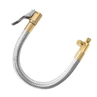 Magideal - Manguera De Extensión Del Inflador De 10 Cm Bloqueo De Alta Presión Fácil Ot Uso De La Bomba De Neumáticos Inflación De La Manguera Del Adaptador Del Con Deflación