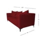 thumbnail image 4 of Sofá Cordelia 3 Cuerpos Chenille Tipo Lino Rojo, 4 of 4