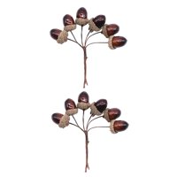 Bothyi - Guirnalda De Decoración De Bellotas De Frutas Artificiales Mini Espuma Para Fiesta Halloween Hogar