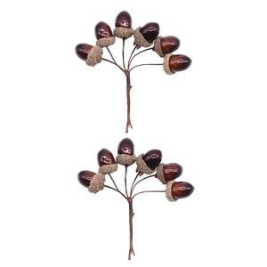 Bothyi - Guirnalda De Decoración De Bellotas De Frutas Artificiales Mini Espuma Para Fiesta Halloween Hogar