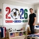 thumbnail image 4 of Bandera Shrandi Copa Mundial 2026 152 x 91 cm para exterior, 4 of 9