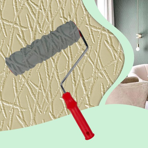 Rodillo BANCOO 25 cm de Textura para Concreto DIY