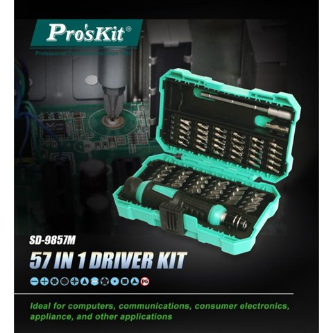 Proskit - Prokits Sd-9857Tm Kit De Herramientas 57 En 1