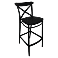 Alaia Home - Taburete Bar Crossback Negra