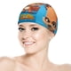 thumbnail image 5 of Zoo Battle Arena Gorro de Natación de Licra, Gorro de Baño de Tela Cómoda, Gorro Elástico Antideslizante para Hombres, Mujeres y Niños, 5 of 6