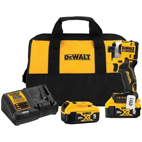 Destornillador De Impacto Dewalt Atomic 20V Max* 1/4 Pulgadas Y 3 Velocidades Dcf850P2