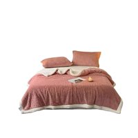 Parati - Frazada Manta Con Chiporro 2 Plaza Rosa