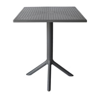 Escandinavia - Mesa Cocina Terraza Jardín Cuadrada Sander 76X60X60 Gris