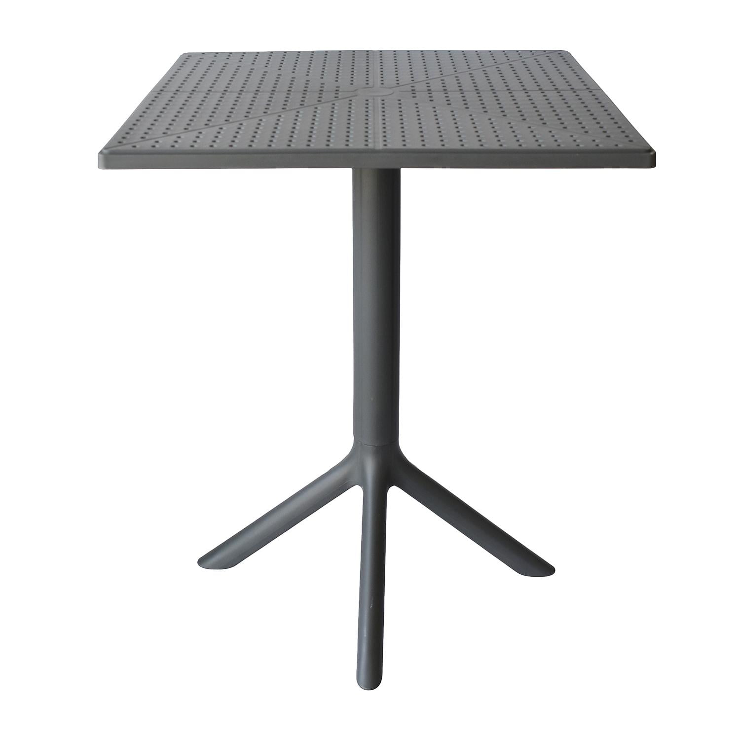 Escandinavia - Mesa Cocina Terraza Jardín Cuadrada Sander 76x60x60 Gris